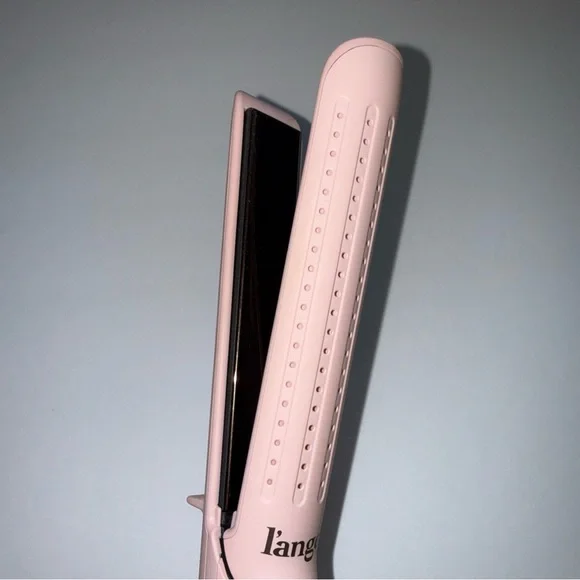 Lange 360 Blush Pink Hair Straightening and Curling Tool with Built-In Fan - Picture 3 of 5